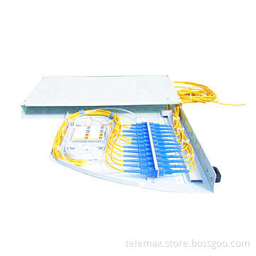 1U 19'' Fanout fiber patch panel